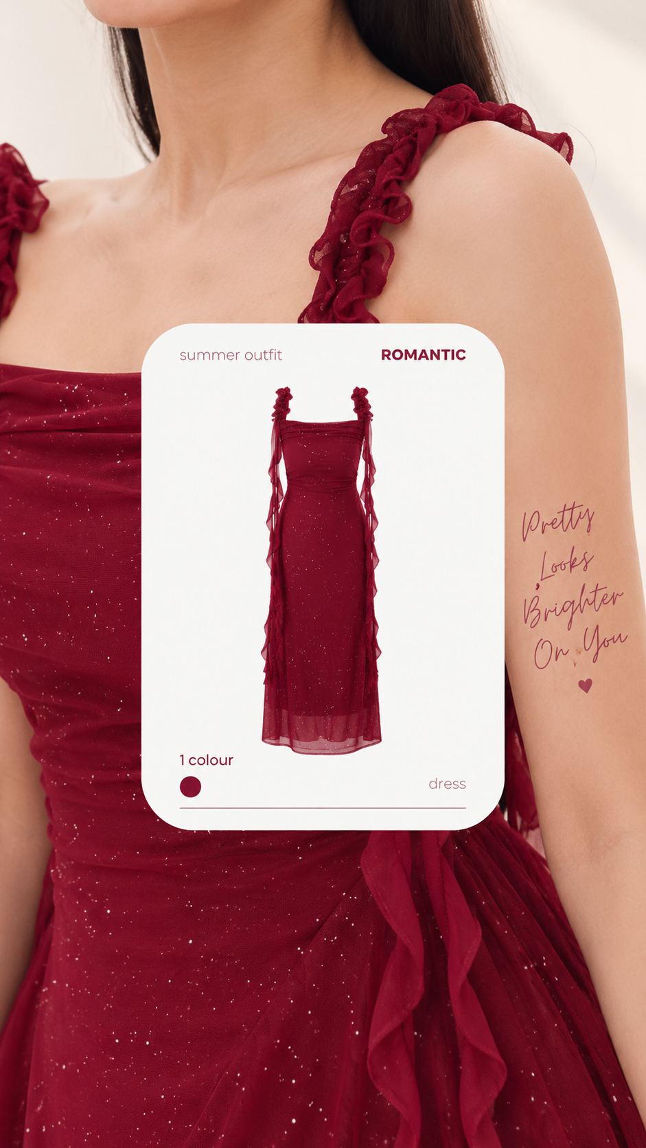 Bodycon red dress