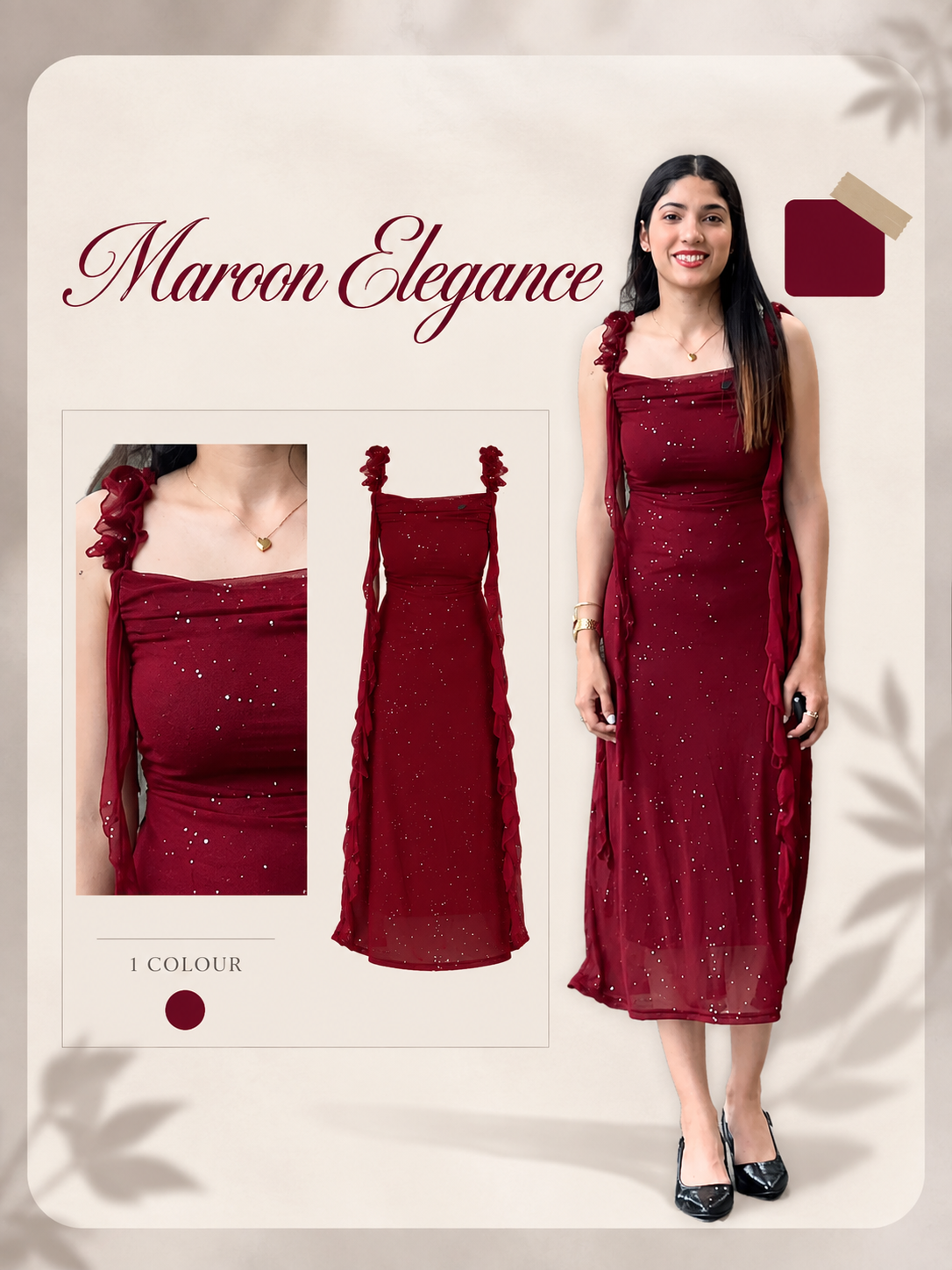 Bodycon red dress