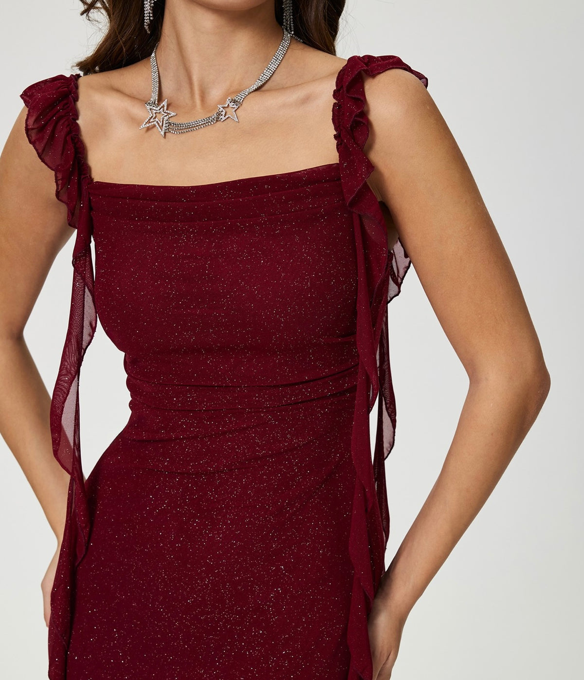 Bodycon red dress