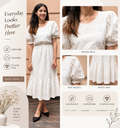 White chicken dress